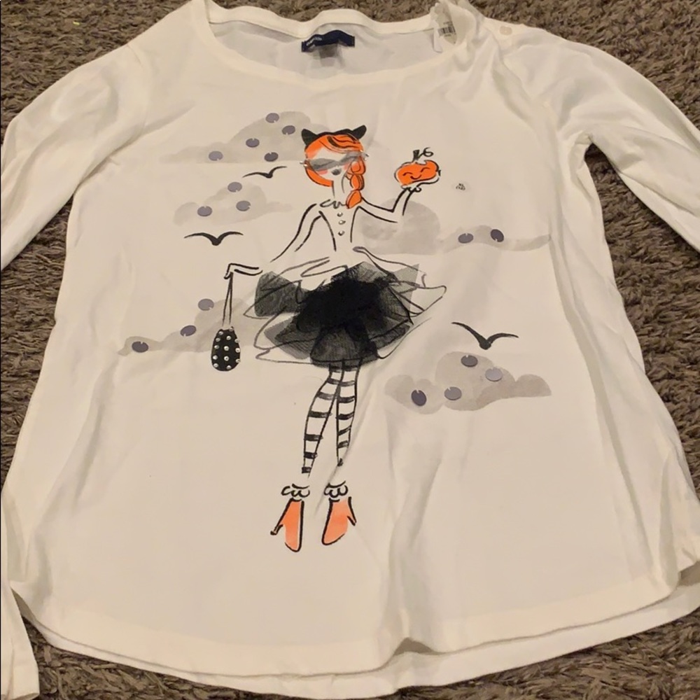 Gapkids XL Halloween top with tulle